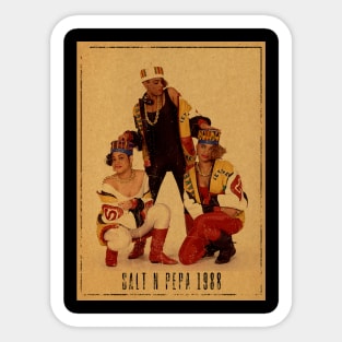 Vintage Salt N Pepa 1988 Sticker